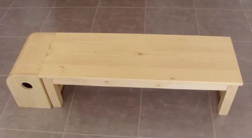 Banc avec viparita karani 