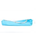 Blue yoga mat bag